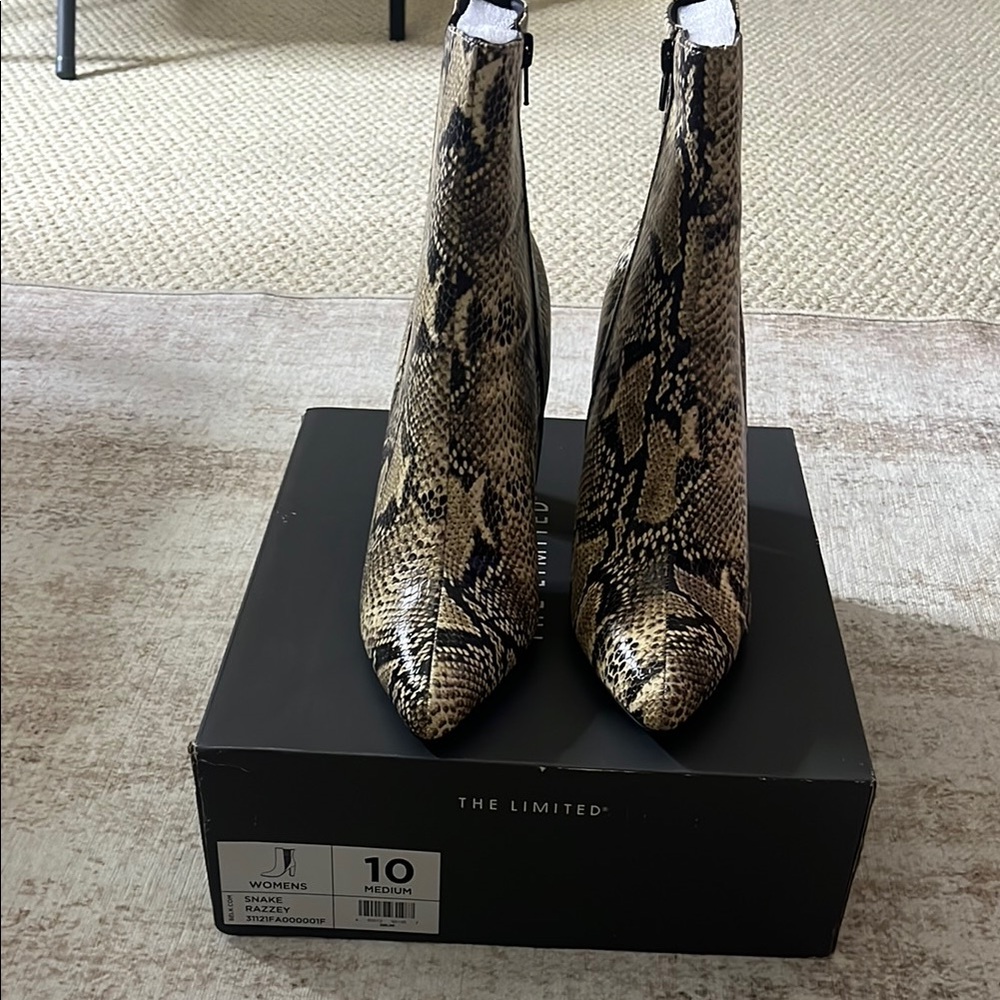 The Limited Women's Snakeskin Ankle Boots